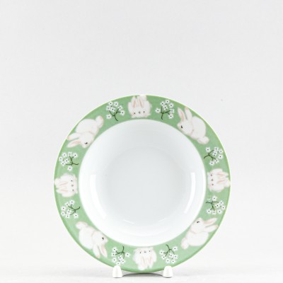 Тарелка глубокая 20 см ф. Идиллия рис. Bunny / Кролик