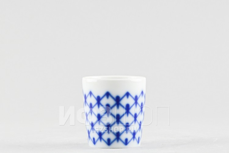 Стопка ф. Славянский рис. Кобальтовая сетка (без золота) 