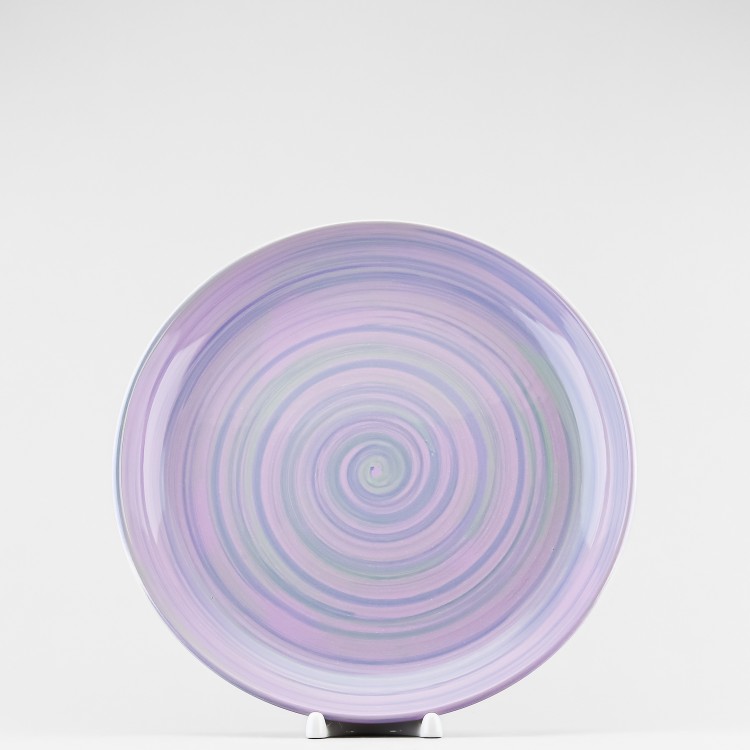 Тарелка плоская 26 см рис. Лаванда 