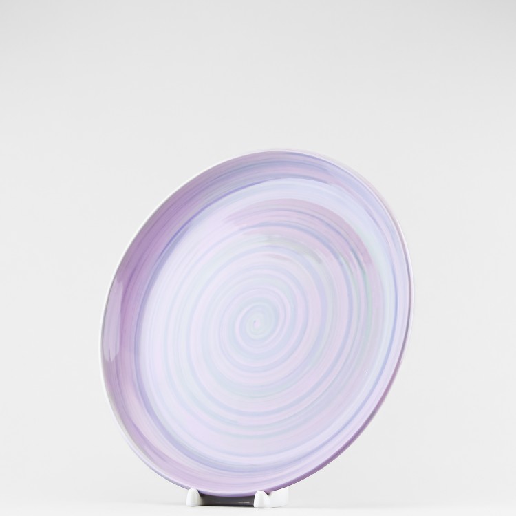 Тарелка плоская 26 см рис. Лаванда 