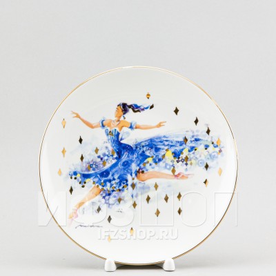 Декоративная тарелка 19.5 см рис. Фея резвости