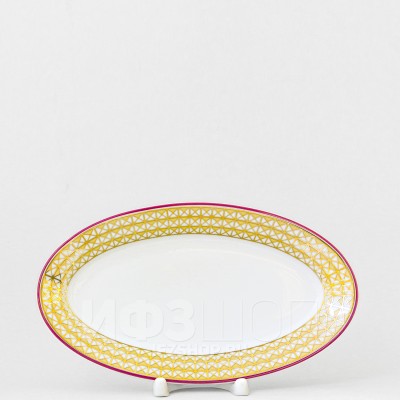 Блюдо овальное 24 х 14 см ф. Европейская рис. Замоскворечье