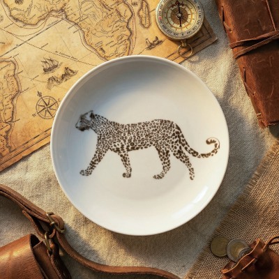 Тарелка глубокая 20.5 см ф. Универсал рис. Сафари. Леопард