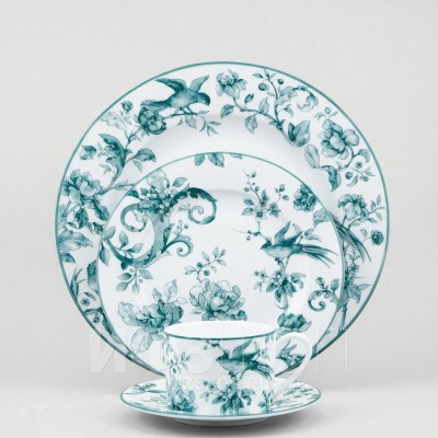 Набор посуды рис. Monplaisir Green / Монплезир зеленый, 4 предмета