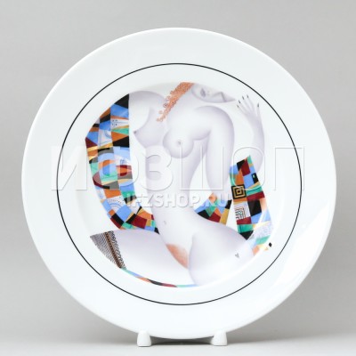 Декоративная тарелка 24 см рис. Грусть-тоска