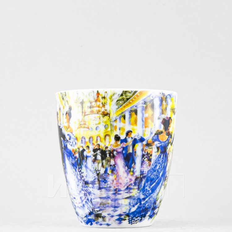 Бокал ф. Вариации рис. Бал Пушкинских героев (без золота) в Москве