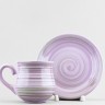 Чашка с блюдцем чайная ф. Соната рис. Лаванда в Москве