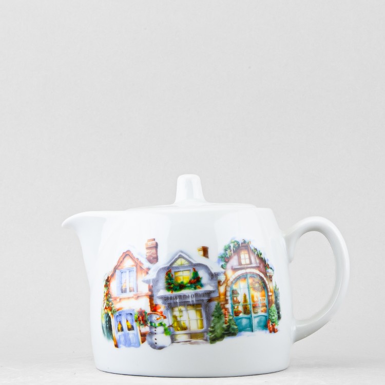 Чайник заварочный ф. Тренд рис. Первый снег в Пензе