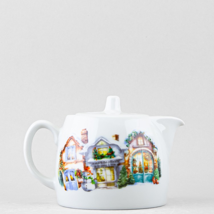 Чайник заварочный ф. Тренд рис. Первый снег в Пензе