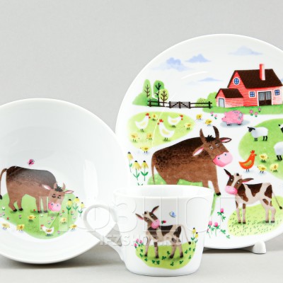 Детский набор рис. На ферме, 3 предмета