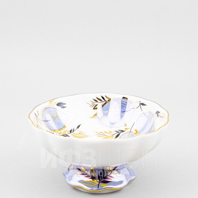 Ваза для конфет ф. Тюльпан рис. Лунный