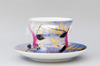 Чашка с блюдцем чайная ф. Сударыня рис. Цыганочка