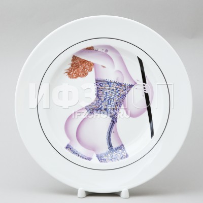 Декоративная тарелка 24 см рис. Зара