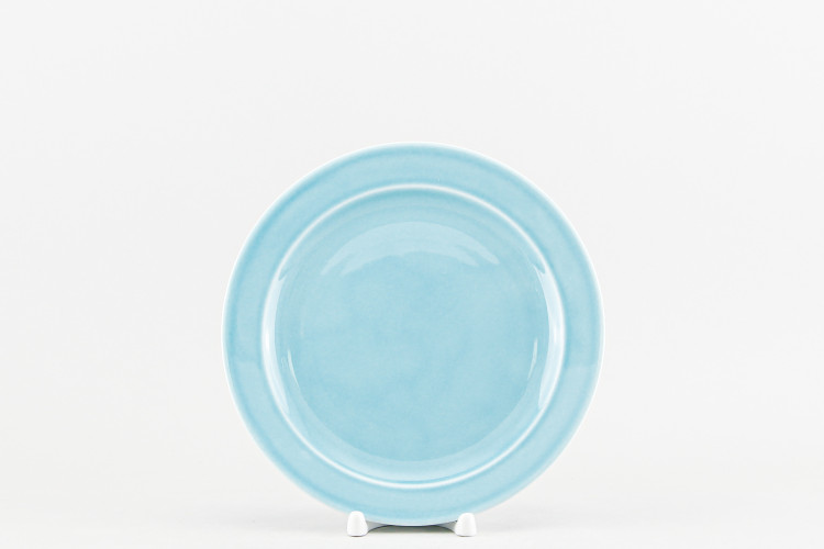 Тарелка плоская 20 см ф. Принц рис. Акварель (голубой) в Пензе