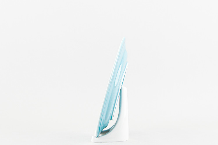 Тарелка плоская 20 см ф. Принц рис. Акварель (голубой) в Пензе