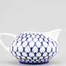 Сливочник ф. Купольная рис. Кобальтовая сетка (без золота) 