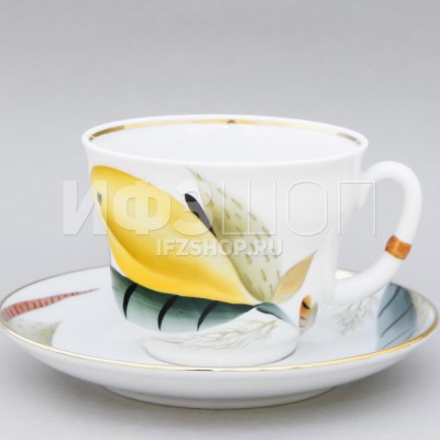Чашка с блюдцем чайная ф. Сударыня рис. Груша