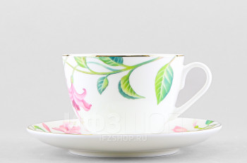 Чашка с блюдцем чайная ф. Весенняя-2 рис. Сад мечты