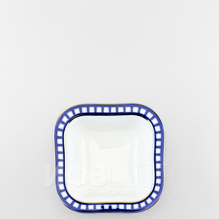 Салатник 350 мл ф. Молодежная 2-порц. рис. Кобальтовая клетка в Москве