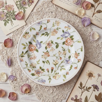 Тарелка плоская 24 см ф. Идиллия рис. Тиффани