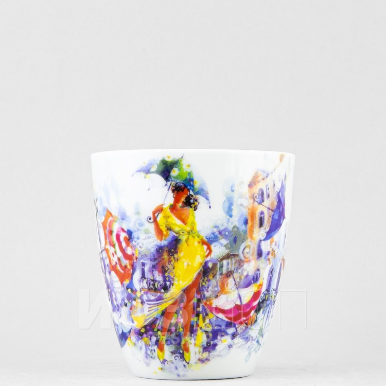 Бокал ф. Вариации рис. Летающие зонтики (без золота) в Москве