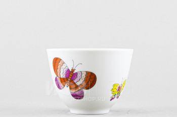 Чашка чайная ф. Весенняя рис. Шафрановые бабочки