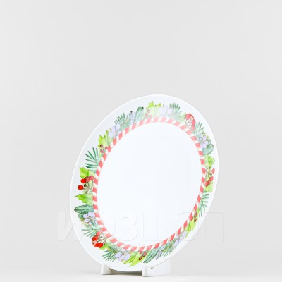 Тарелка плоская 21 см ф. Восточная рис. Зимняя история