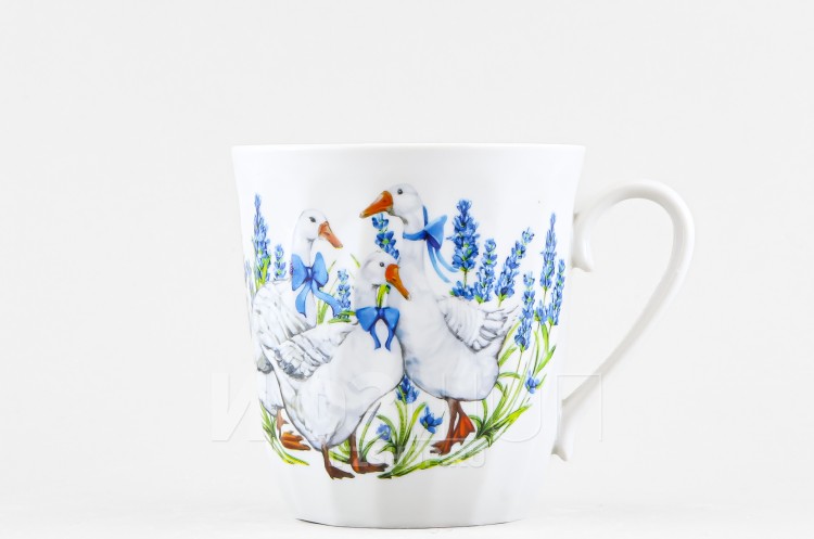 Набор из 4 кружек ф. Витая рис. Гуси в Москве