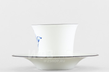 Чашка с блюдцем чайная ф. Юлия рис. Волшебный сад V