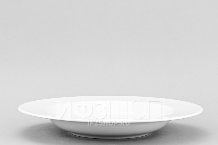 Тарелка глубокая 22.5 см ф. Европейская-2 рис. Белый 