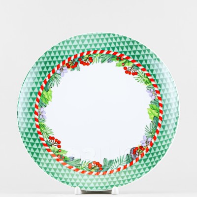 Тарелка плоская 27 см ф. Восточная рис. Зимняя история