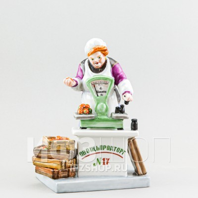 Продавщица (Уличная торговка, высота 18 см)