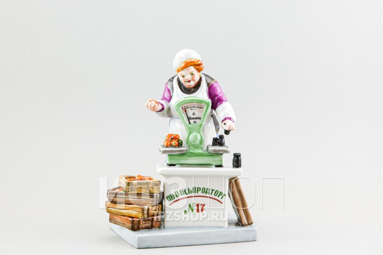 Продавщица (Уличная торговка, высота 18 см) 