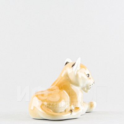 Львенок лежащий (высота 7.5 см)