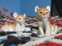 Милые львята. Такие стояли у нас нас на комоде, когда я была маленькая. Спасибо магазину за встречу с детством.