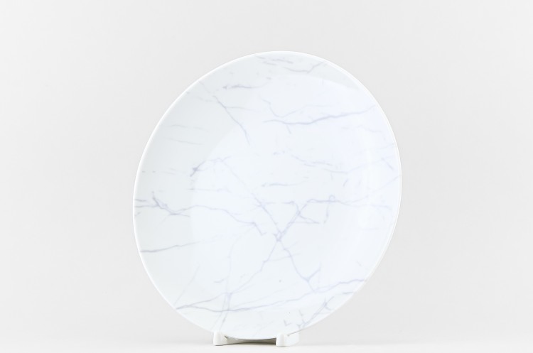 Набор из 4 тарелок плоских 24 см ф. Универсал рис. Мрамор серый в Пензе