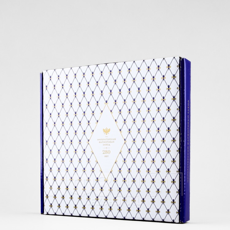 Фирменная коробка для декоративной тарелки 26-27 см 