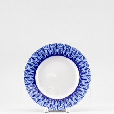 Тарелка плоская 18 см ф. Шатровая рис. Ажур