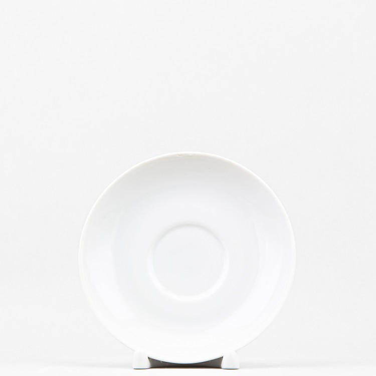 Блюдце для чайной чашки ф. Эллипс-2 рис. Белый 