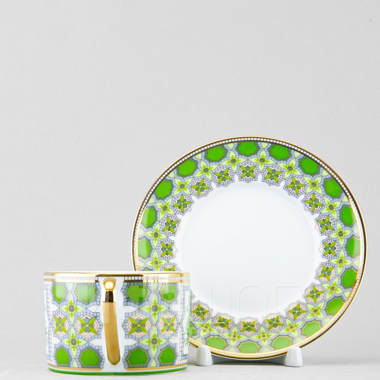 Чашка с блюдцем чайная ф. Соло рис. Можжевельник ароматный в Москве