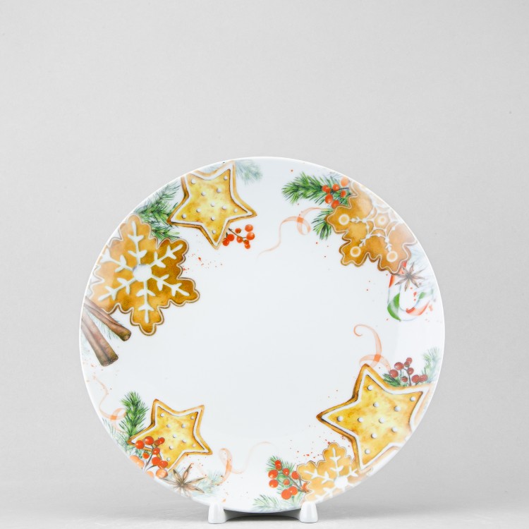 Тарелка плоская 24 см ф. Универсал рис. Пряник в Москве