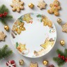 Тарелка плоская 24 см ф. Универсал рис. Пряник в Москве
