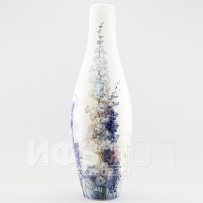 Ваза ф. Высокая рис. Дельфиниумы