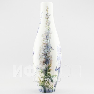 Ваза ф. Высокая рис. Дельфиниумы