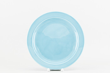 Тарелка плоская 24 см ф. Принц рис. Акварель (голубой)
