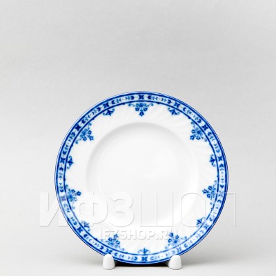 Тарелка плоская 15 см ф. Витая рис. Кобальтовый фриз-2