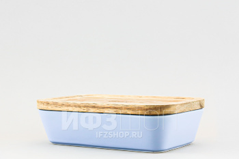 Форма для запекания прямоугольная рис. Розмарин (19х12 см)