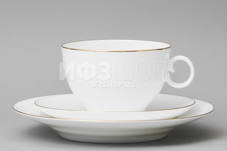 Комплект чайный ф. Яблочко рис. Золотой кант в Москве