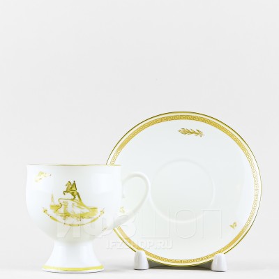 Чашка с блюдцем кофейная ф. Классическая-2 рис. Северная столица