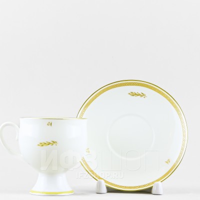 Чашка с блюдцем кофейная ф. Классическая-2 рис. Северная столица